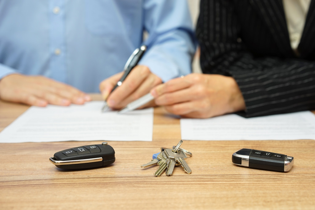 signing of papers