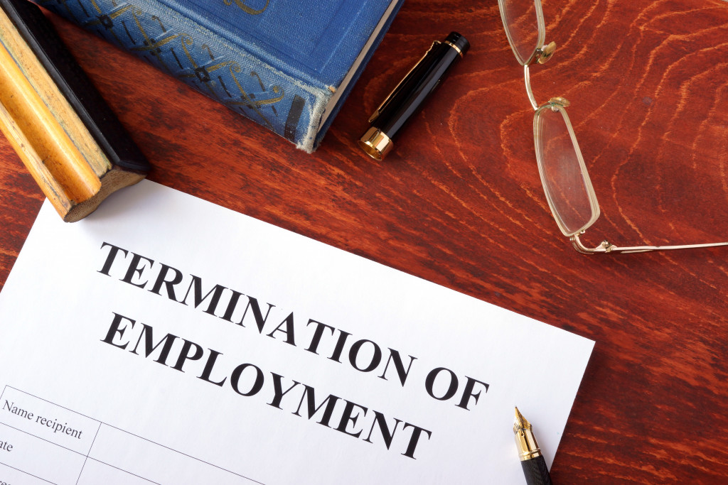 termination of employment concept